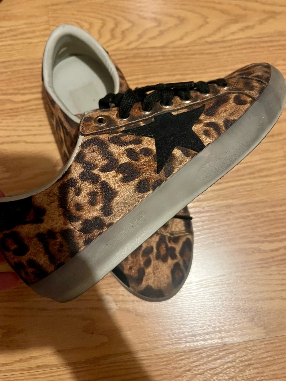 Leopard Star Sneakers